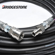 High performance high pressure hydraulic hose. Manufactured by Bridgestone. Made in Japan (hose hydraulic)